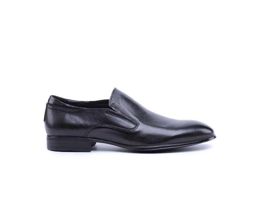 Елегантни мъжки обувки от естествена кожа в черно-916/black