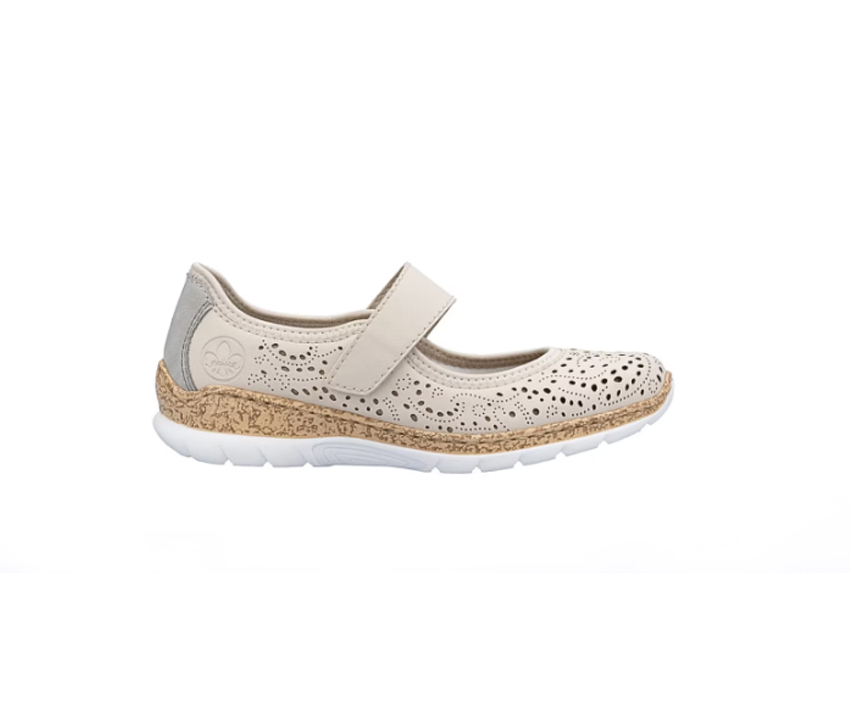 ЕЖЕДНЕВНИ ДАМСКИ ОБУВКИ В БЕЖОВО N4299/60/creme